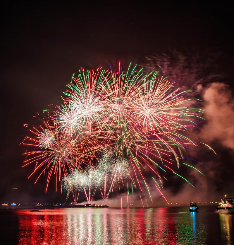 Rhein in Flammen in Bonn