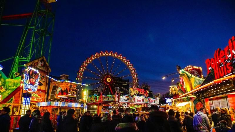 Easter funfair in Cologne Deutz 