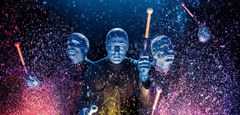 Blue Man Group on world tour in Cologne