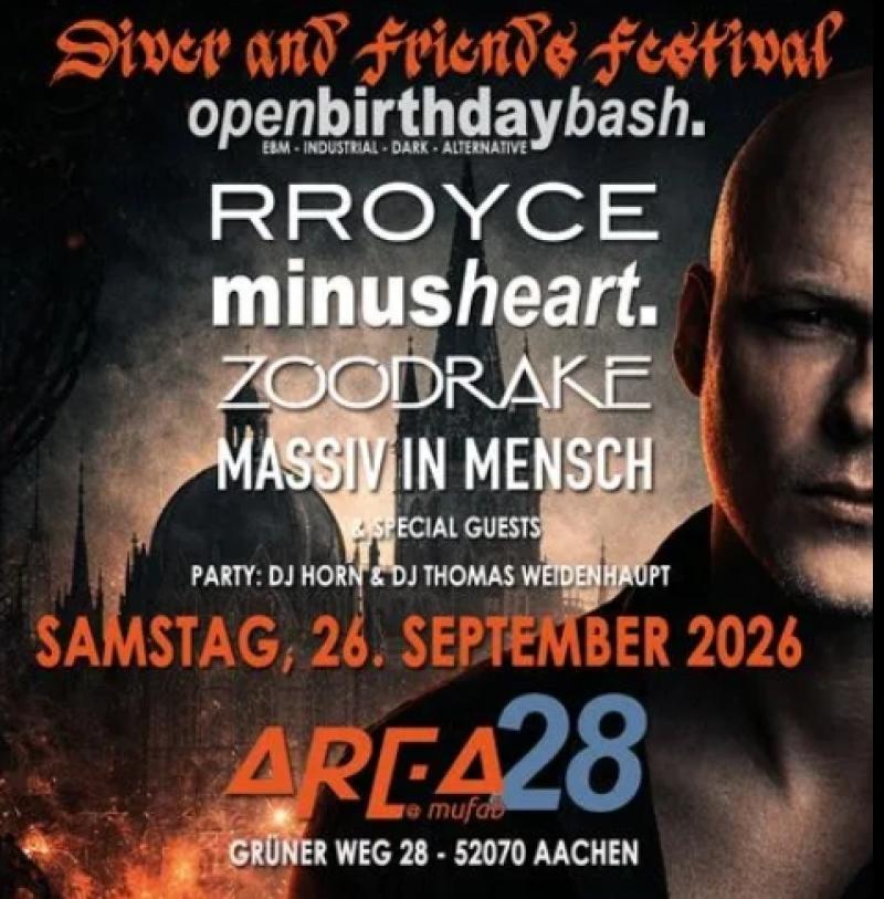 Diver & Friends Festival in der Area 28 Aachen