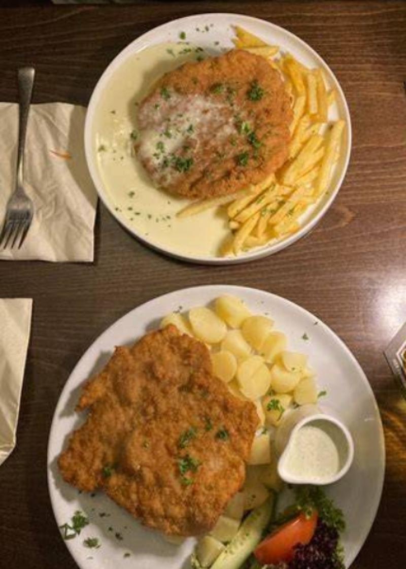 Restauarnt Gasthaus zur Goldenen Krone - Schnitzelgerichte