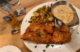 Restauarnt Wirtshaus Spitz - Champignon Rahm Schnitzel