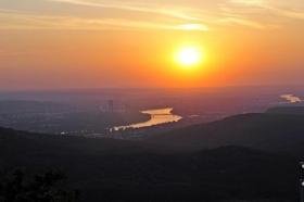 Außergewöhnlicher Sonnenuntergang