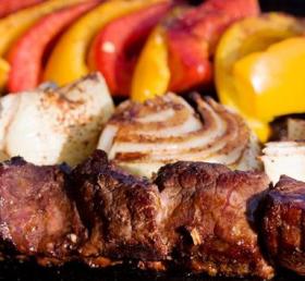 Saftiges Steake mit Gemüse 